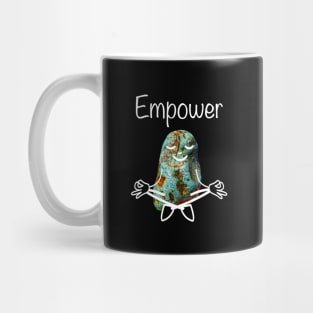 Rockhound Lotus Yoga Pose - Funny Empower Mental Health Rockhounding Mug